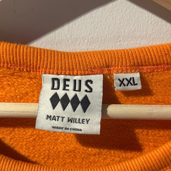 Deus Ex Machina Orange Men's Sweater - Picture 2 of 8